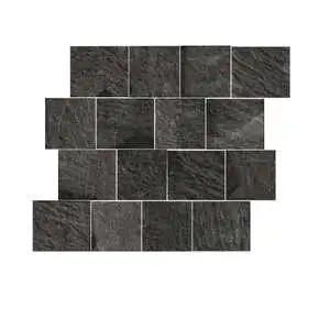 Black Mosaico 3D Square