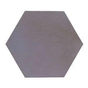 Monrovia Hexagon High Fire Ceramic Tile Black and Blue