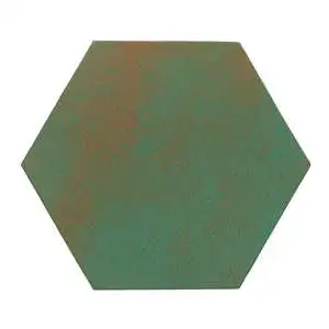 Monrovia Hexagon High Fire Ceramic Tile Copper