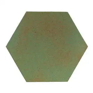 Monrovia Hexagon High Fire Ceramic Tile Light Copper