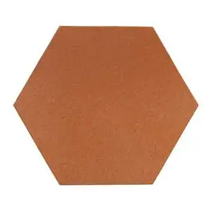 Monrovia Hexagon High Fire Ceramic Tile Red Iron