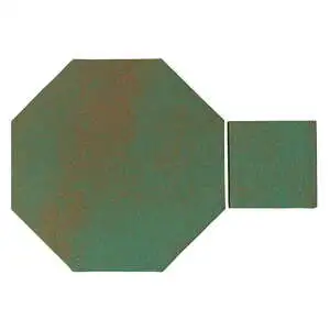 Monrovia Octagon Set High Fire Ceramic Tile Copper