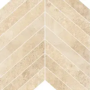 Beige Mosaico Chevron