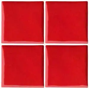 Oleson High Fire Ceramic Tile Cherry Tomato