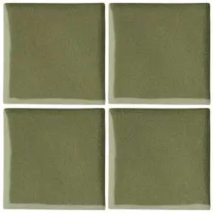 Oleson High Fire Ceramic Tile Kelp