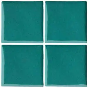 Oleson High Fire Ceramic Tile Real Teal