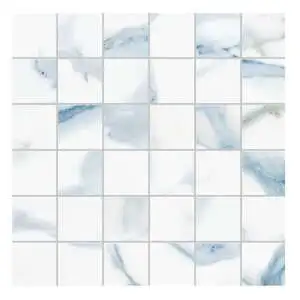 Positano Blue Mosaico 5x5 su rete