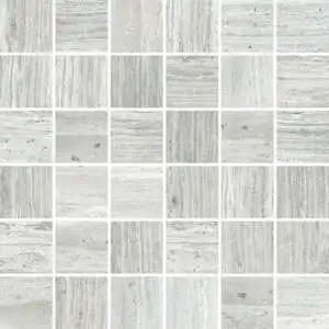 River White Square Matte Mosaic