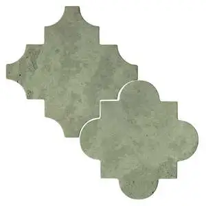 Roman Arabesque Ocean Green Light