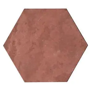 Roman 8" Hexagon Spanish Inn Red