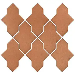 Studio Field Arabesque Pattern 2A High Fire Ceramic Beechnut