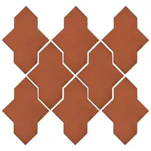 Studio Field Arabesque Pattern 2A High Fire Cerami Chocolate Bar