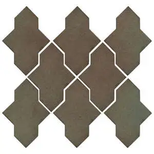 Studio Field Arabesque Pattern 2A High Fire Ceramic Elder Green