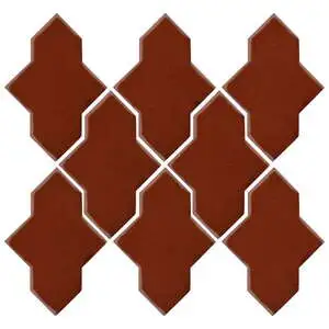 Studio Field Arabesque Pattern 2A High Fire Ceramic Espresso