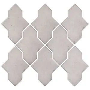 Studio Field Arabesque Pattern 2A High Fire Ceramic Great White