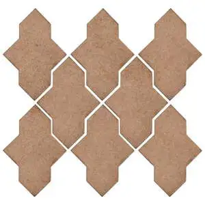 Studio Field Arabesque Pattern 2A High Fire Ceramic Nut Shell