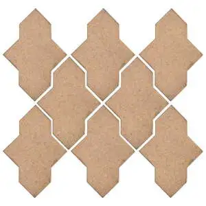 Studio Field Arabesque Pattern 2A High Fire Ceramic Shiitake