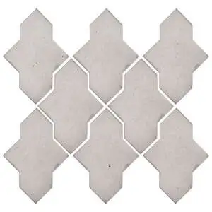Studio Field Arabesque Pattern 2A High Fire Ceramic Sierra Snow