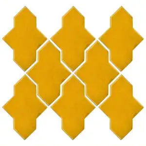 Studio Field Arabesque Pattern 2A High Fire Ceramic Sunflower