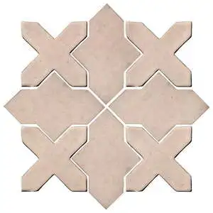 Studio Field Arabesque Pattern 2B High Fire Ceramic Alabaster