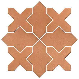 Studio Field Arabesque Pattern 2B High Fire Ceramic Beechnut