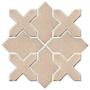 Studio Field Arabesque Pattern 2B High Fire Ceramic Champagne Studio Field Arabesque Pattern 2B High Fire Ceramic Champagne