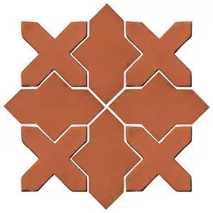Studio Field Arabesque Pattern 2B High Fire Cerami Chocolate Bar