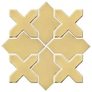 Studio Field Arabesque Pattern 2B High Fire Ceramic Egg Cream