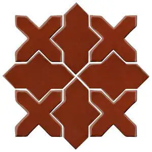 Studio Field Arabesque Pattern 2B High Fire Ceramic Espresso