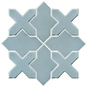 Studio Field Arabesque Pattern 2B High Fire Ceramic Tile Igloo