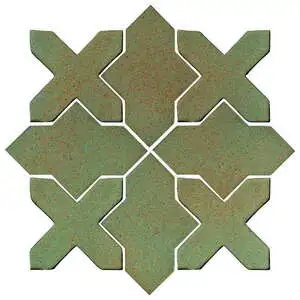 Studio Field Arabesque Pattern 2B High Fire Ceramic Light Copper