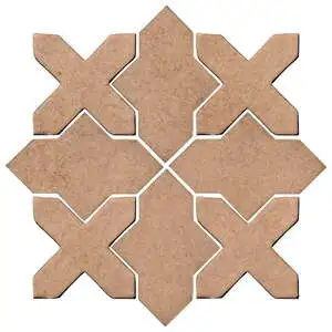 Studio Field Arabesque Pattern 2B High Fire Ceramic Nut Shell