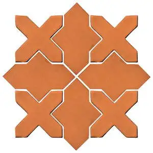 Studio Field Arabesque Pattern 2B High Fire Cerami Pottery Brown