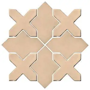 Studio Field Arabesque Pattern 2B High Fire Ceramic Tile Putty
