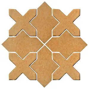 Studio Field Arabesque Pattern 2B High Fire Ceramic Yellowstone