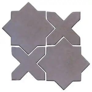 Studio Field Arabesque Pattern 2C High Fire Ceram Black and Blue