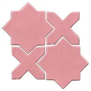 Studio Field Arabesque Pattern 2C High Fire Ceramic Bubble Gum