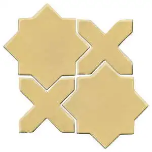 Studio Field Arabesque Pattern 2C High Fire Ceramic Egg Cream