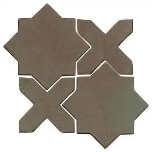 Studio Field Arabesque Pattern 2C High Fire Ceramic Elder Green