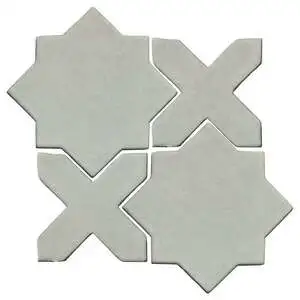 Studio Field Arabesque Pattern 2C High Fire Ceramic Ice Storm