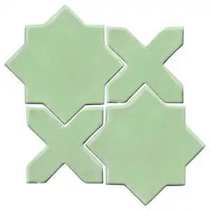 Studio Field Arabesque Pattern 2C High Fire Ceramic Peppermint