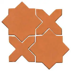 Studio Field Arabesque Pattern 2C High Fire Cerami Pottery Brown