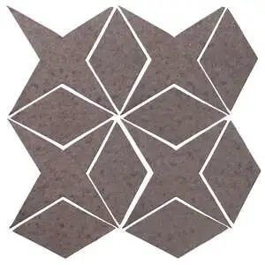 Studio Field Arabesque Pattern 4 High Fire Ceramic Tile Ash Studio Field Arabesque Pattern 4 High Fire Ceramic Tile Ash