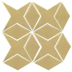 Studio Field Arabesque Pattern 4 High Fire Ceramic Egg Cream