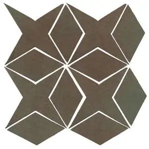 Studio Field Arabesque Pattern 4 High Fire Ceramic Elder Green