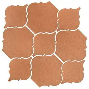 Studio Field Arabesque Pattern 5B High Fire Ceramic Beechnut