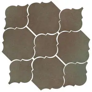 Studio Field Arabesque Pattern 5B High Fire Ceramic Elder Green