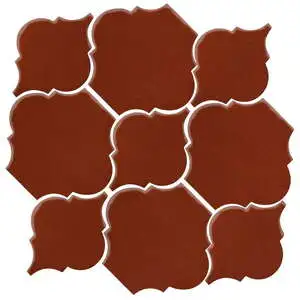 Studio Field Arabesque Pattern 5B High Fire Ceramic Espresso