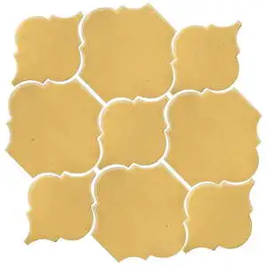 Studio Field Arabesque Pattern 5B High Fire Ceramic Lemon Scent