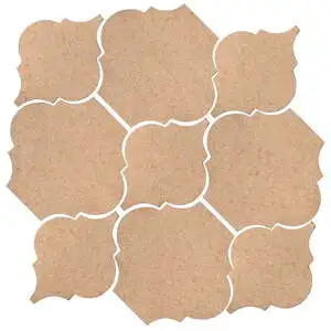 Studio Field Arabesque Pattern 5B High Fire Ceramic Shiitake Studio Field Arabesque Pattern 5B High Fire Ceramic Shiitake